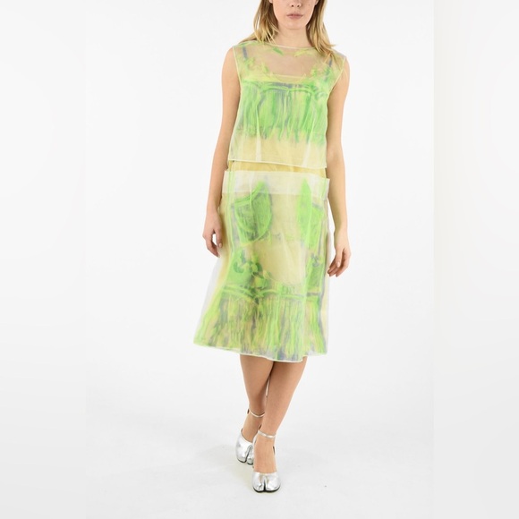 Maison Margiela NWOT US Size 4 (Italian size 40) Sheer 2-piece Dress - Picture 1 of 11